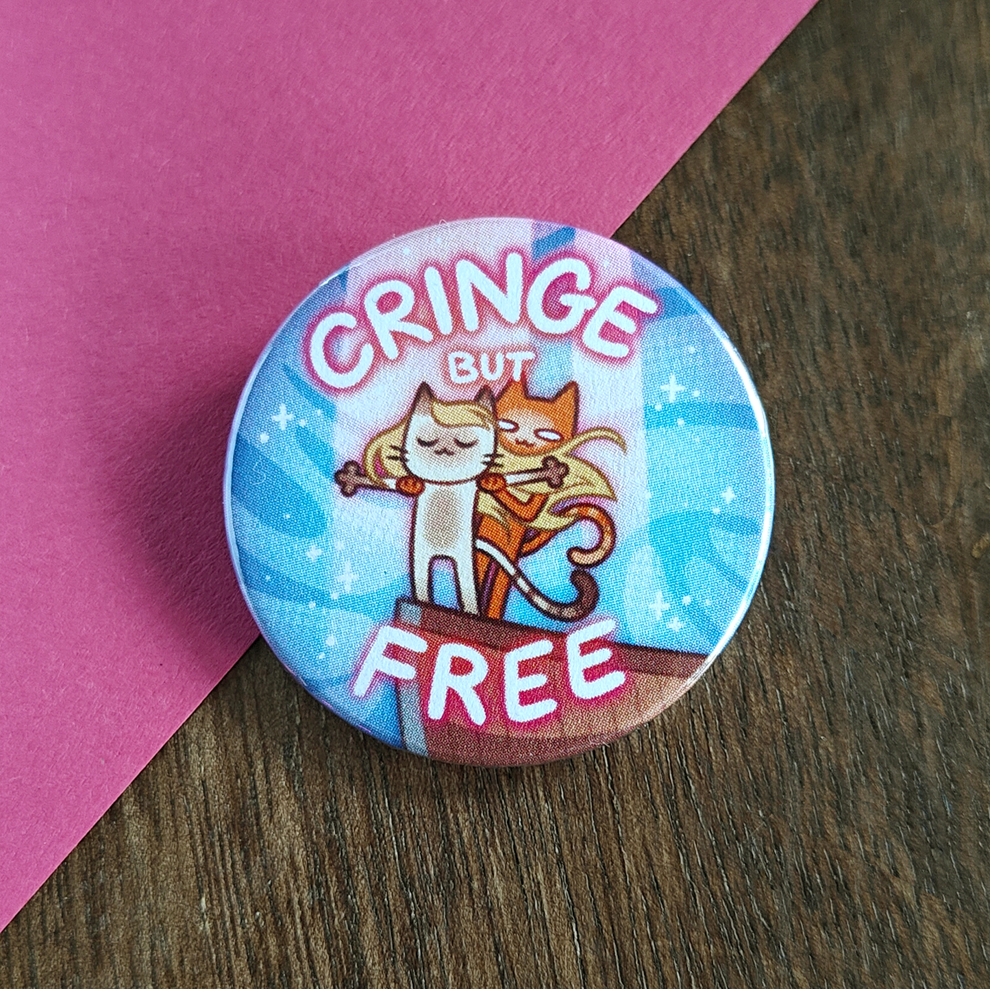Kitty memes II button pins