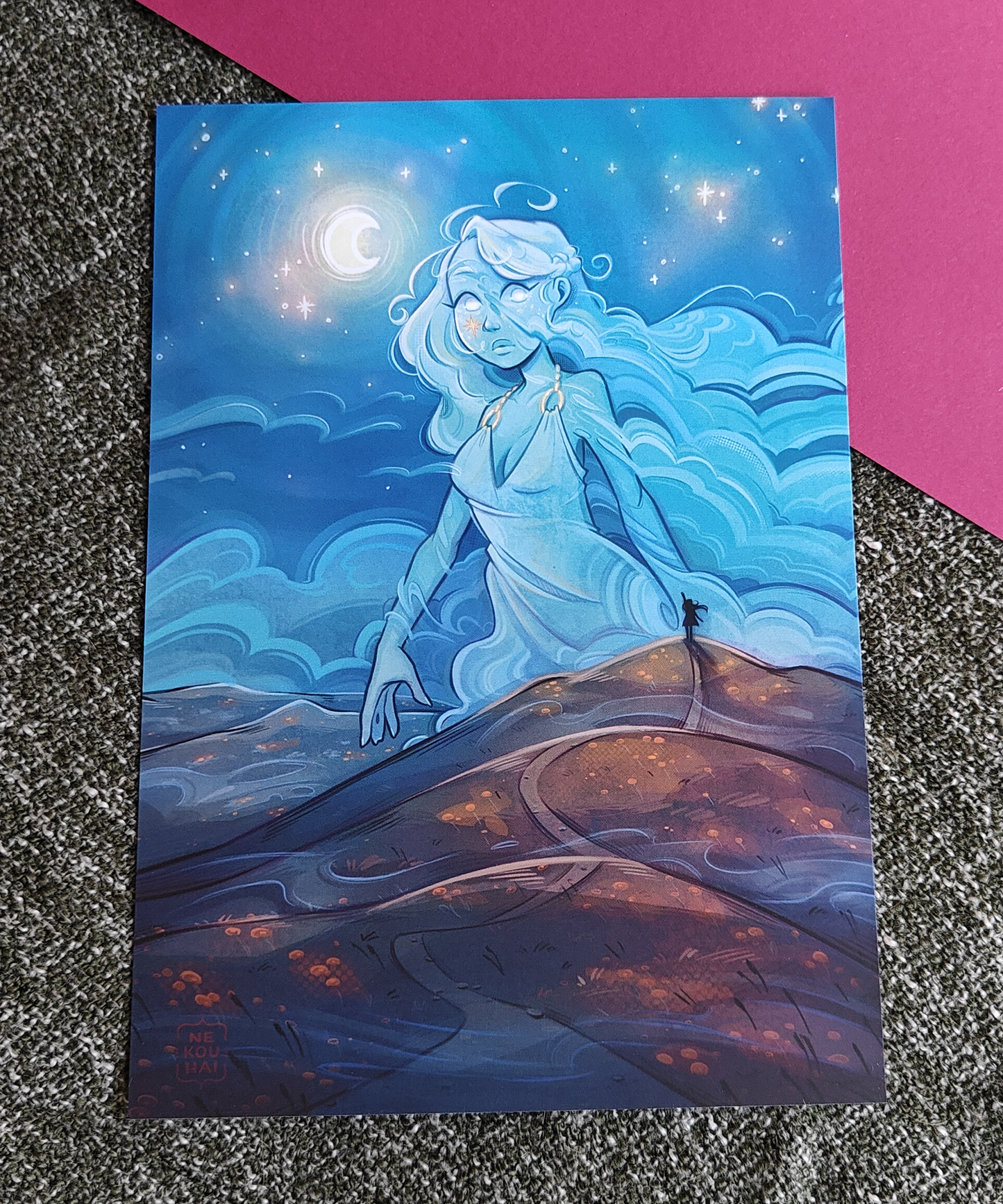 A5 Fog Goddess print