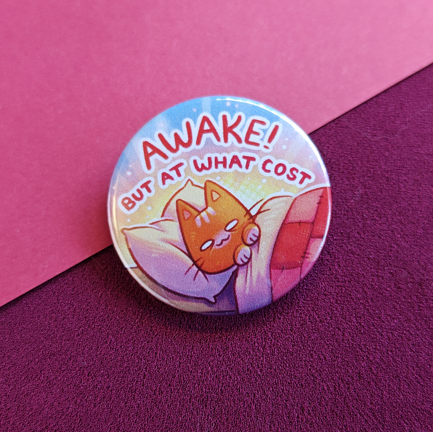 Kitty Memes button pins
