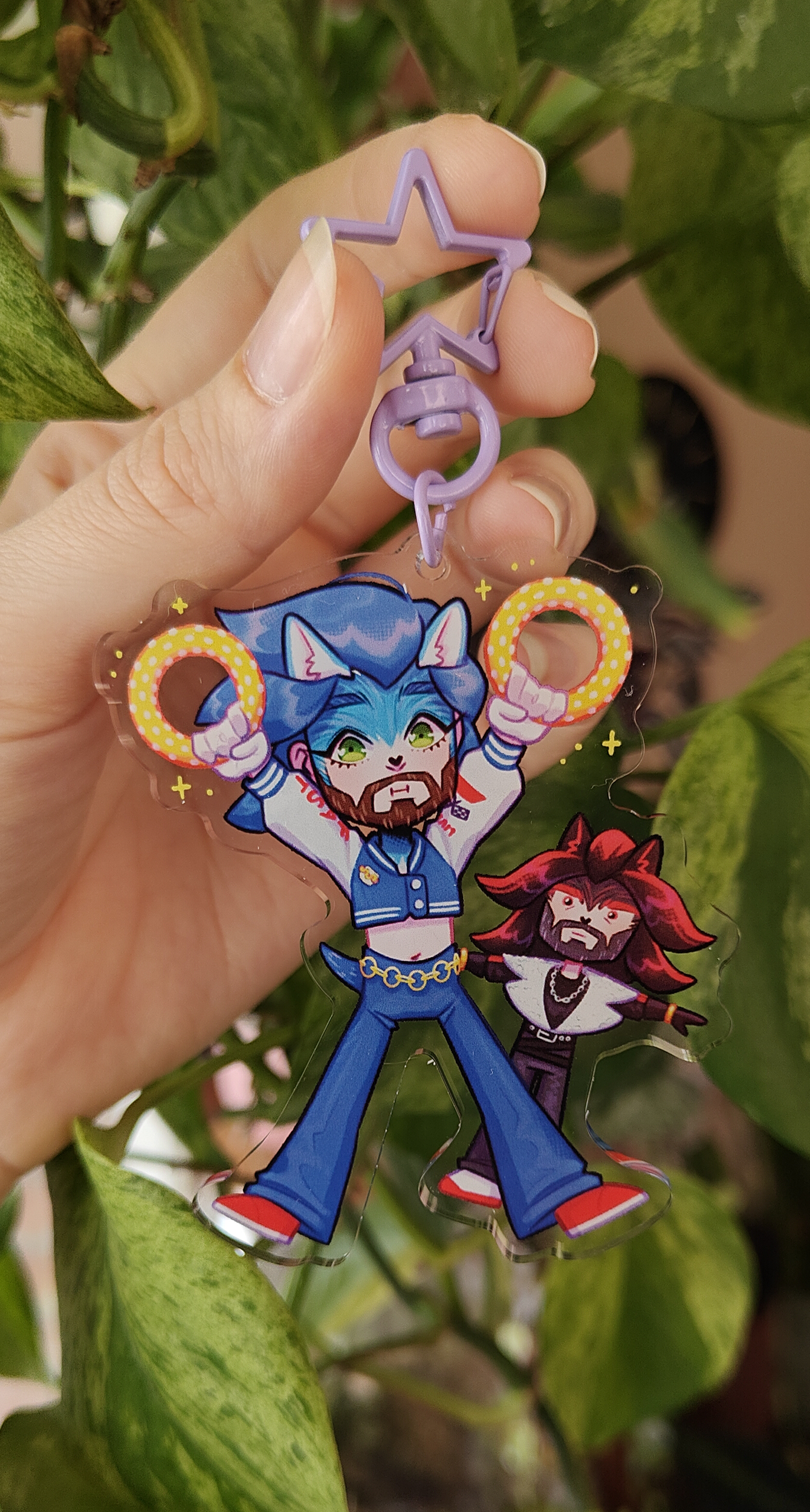 BBNo$ Sanic keychain