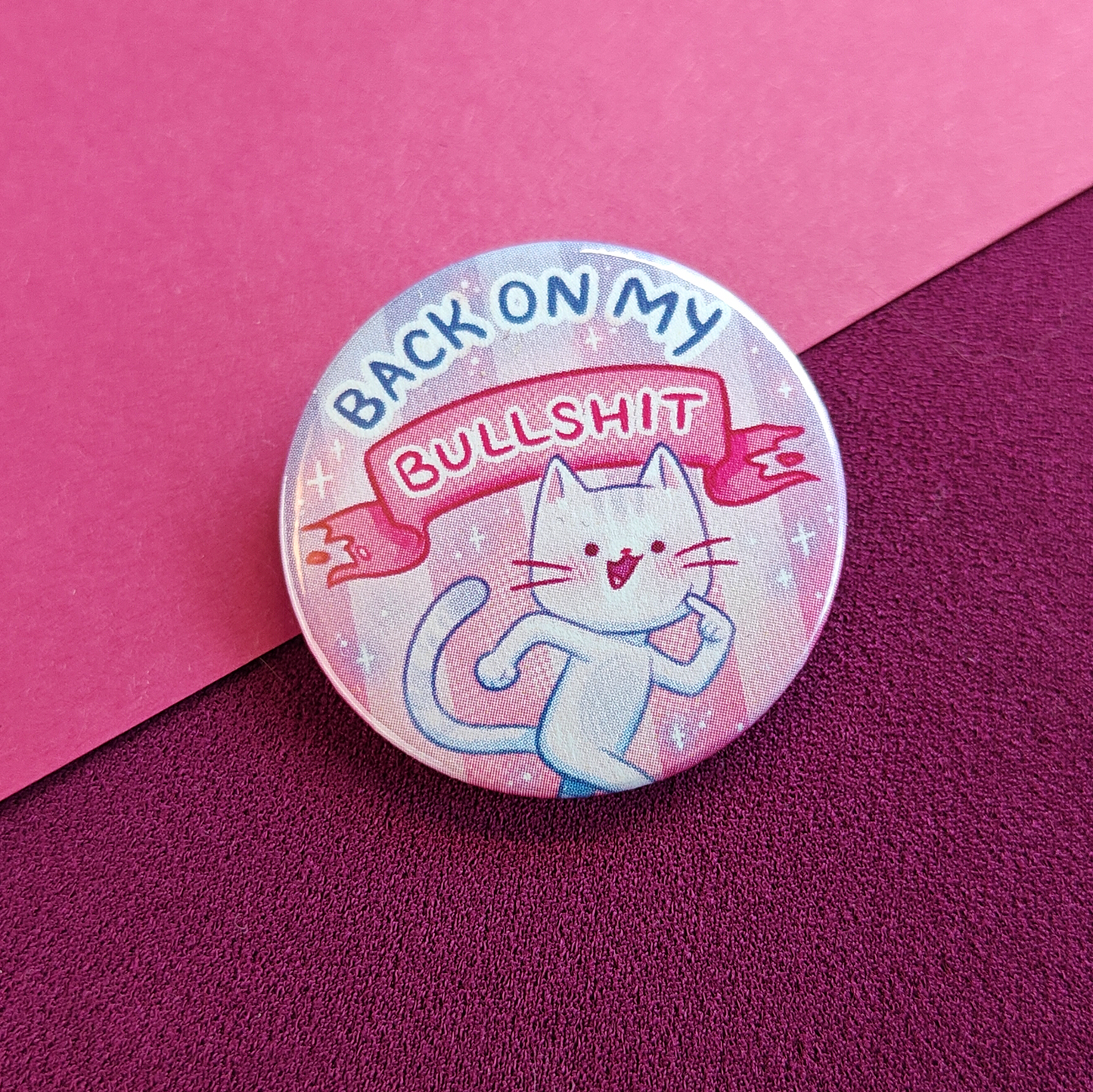 Kitty Memes button pins