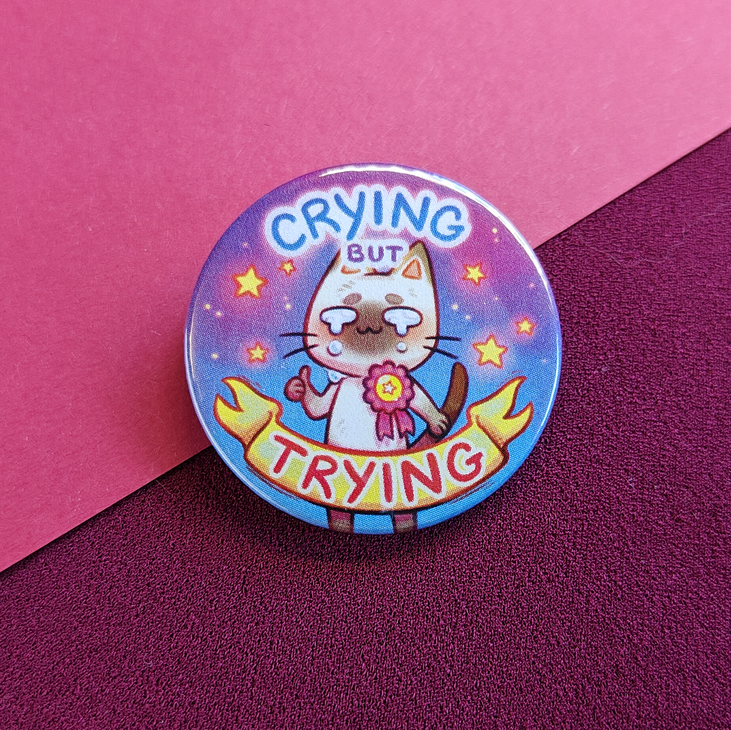 Kitty Memes button pins