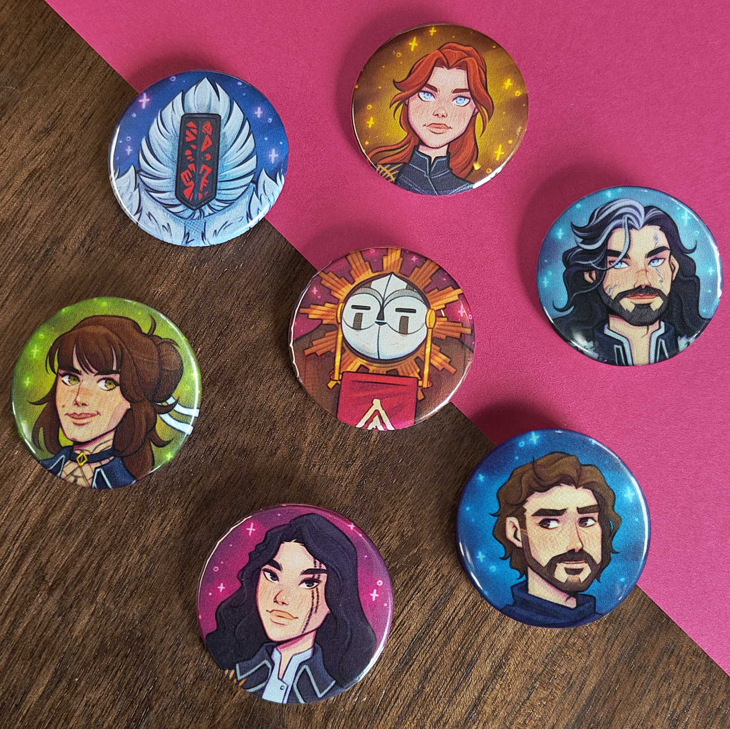 E33 button pins