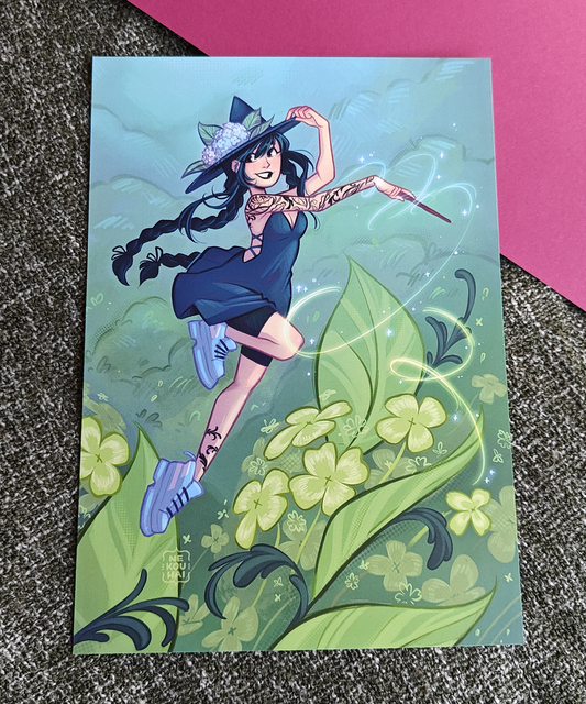 A5 Plant witch print