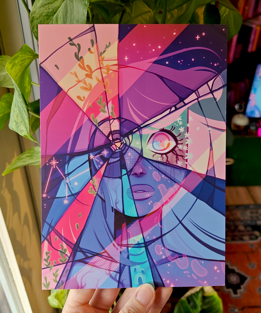 A5 Shattered print