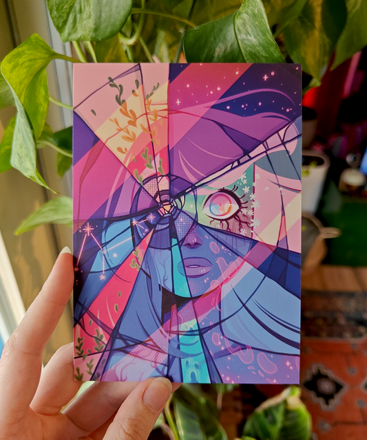 A6 Shattered print