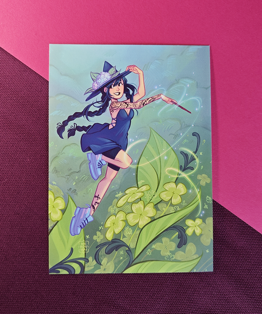 A6 Plant Witch print