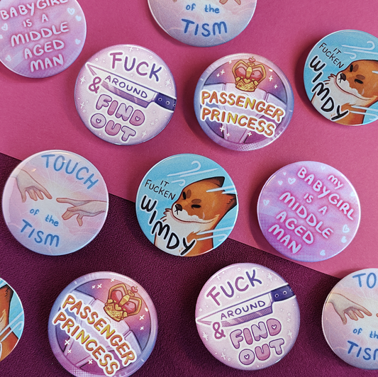 Memes button pins