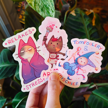 Silly Cats stickers