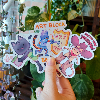 Silly Cats stickers II
