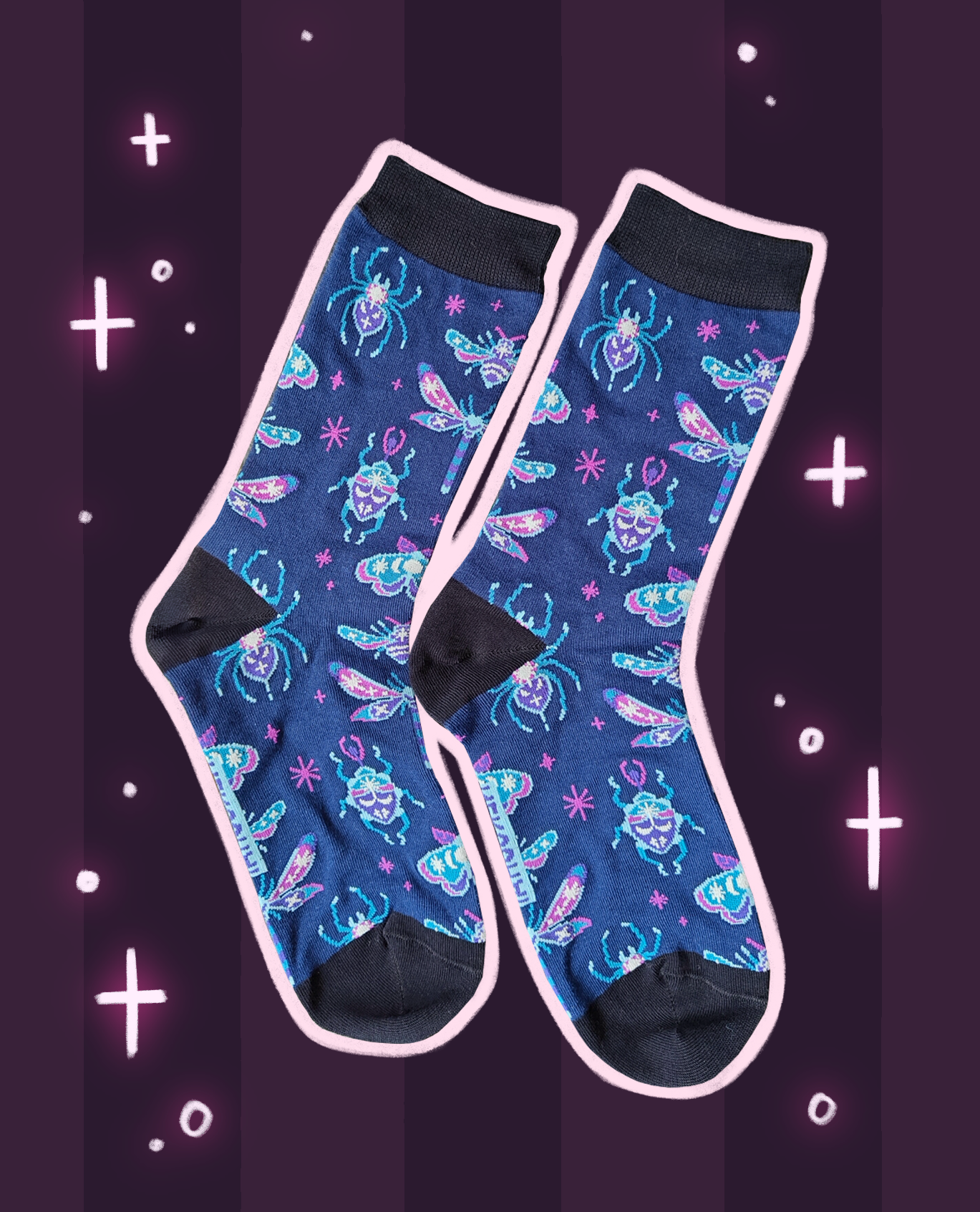 Celestial Bugs sock