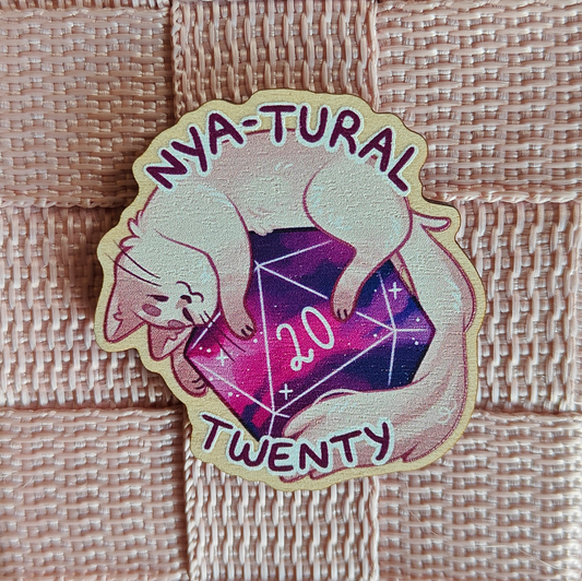 Nya-tural twenty wooden pin