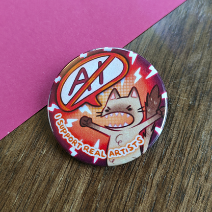 Kitty memes II button pins