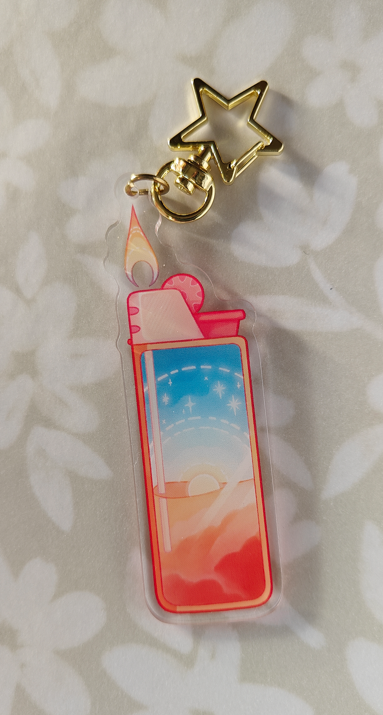 Lighter keychain solar