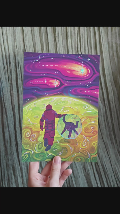 A5 PHM foil print
